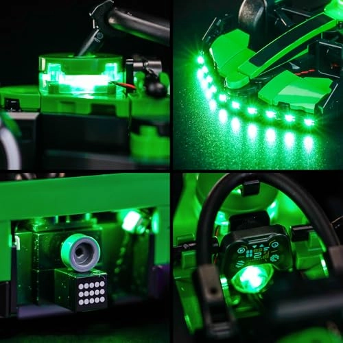 LED Light Set - Copper Line for LEGO Kick Clean F1 Team C44 Race Car 77247