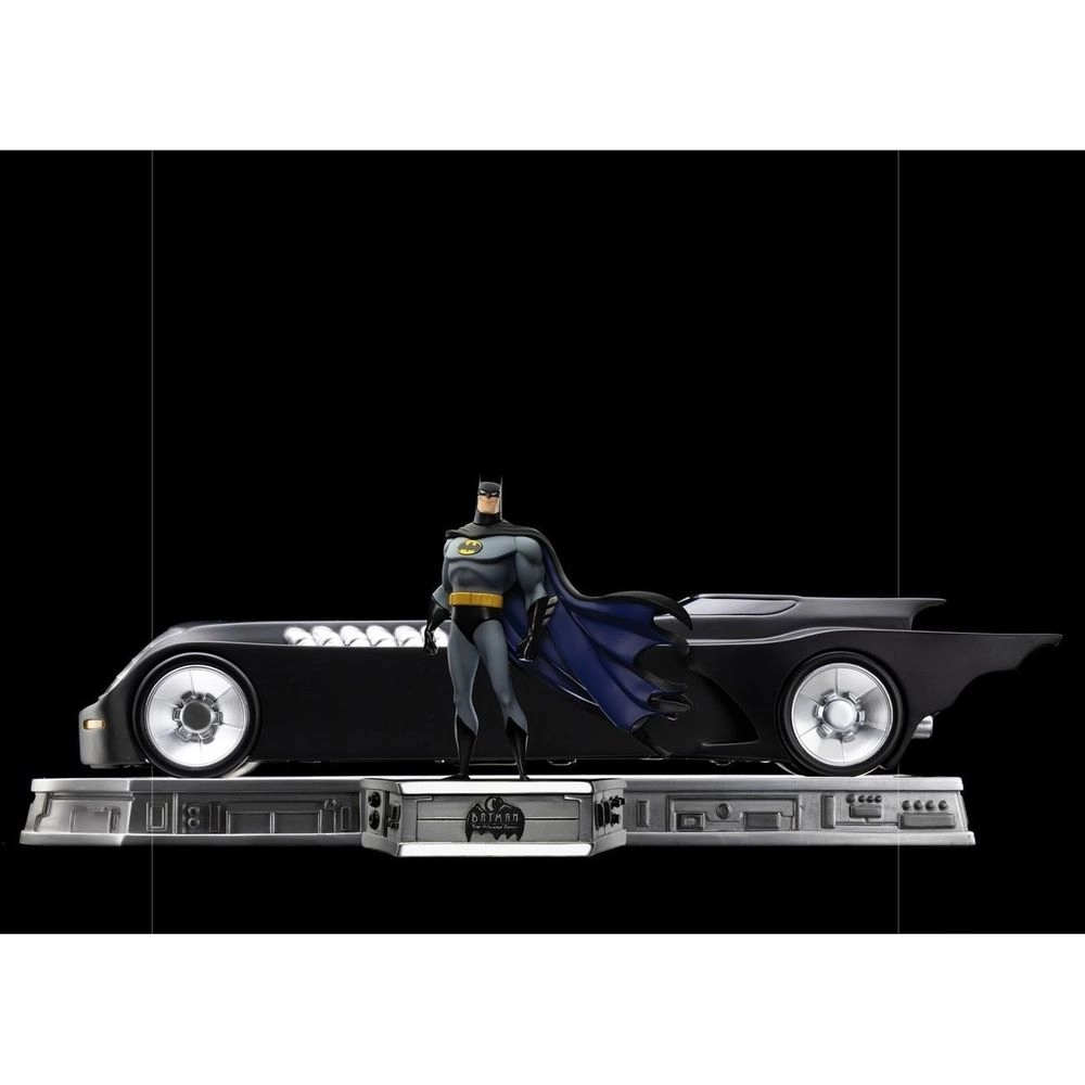 Iron Studios Batman - The Animated Series - Batman And Batmobile Deluxe Art Scale 1/10 Statues - 24 cm (3000029752)