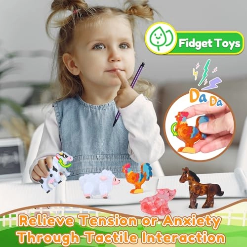 Magnetic Farm Animals - 3 years - 12 years 5 pieces