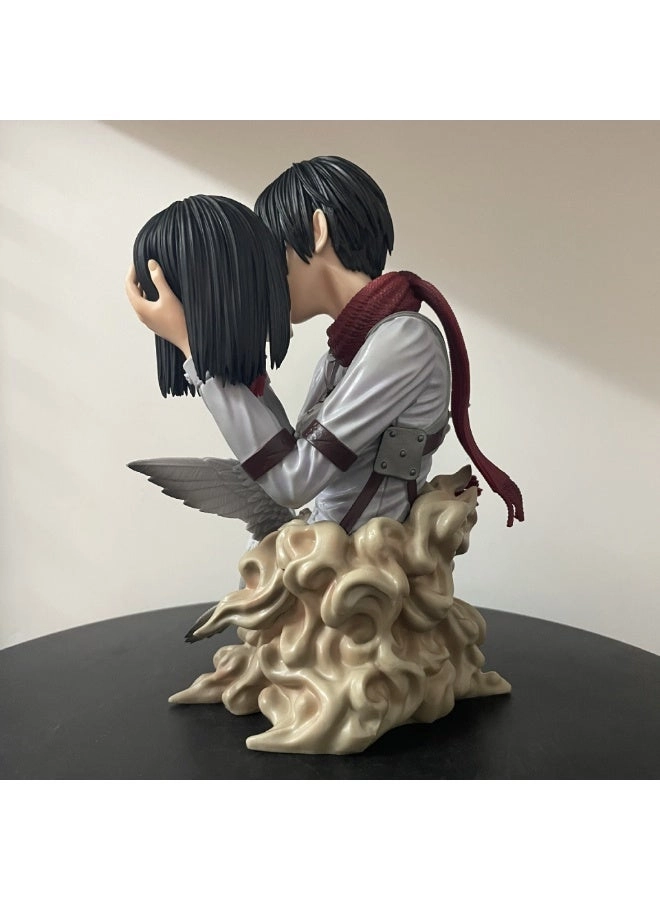 Mikasa Ackerman + Eren + Levi - Attack On Titan