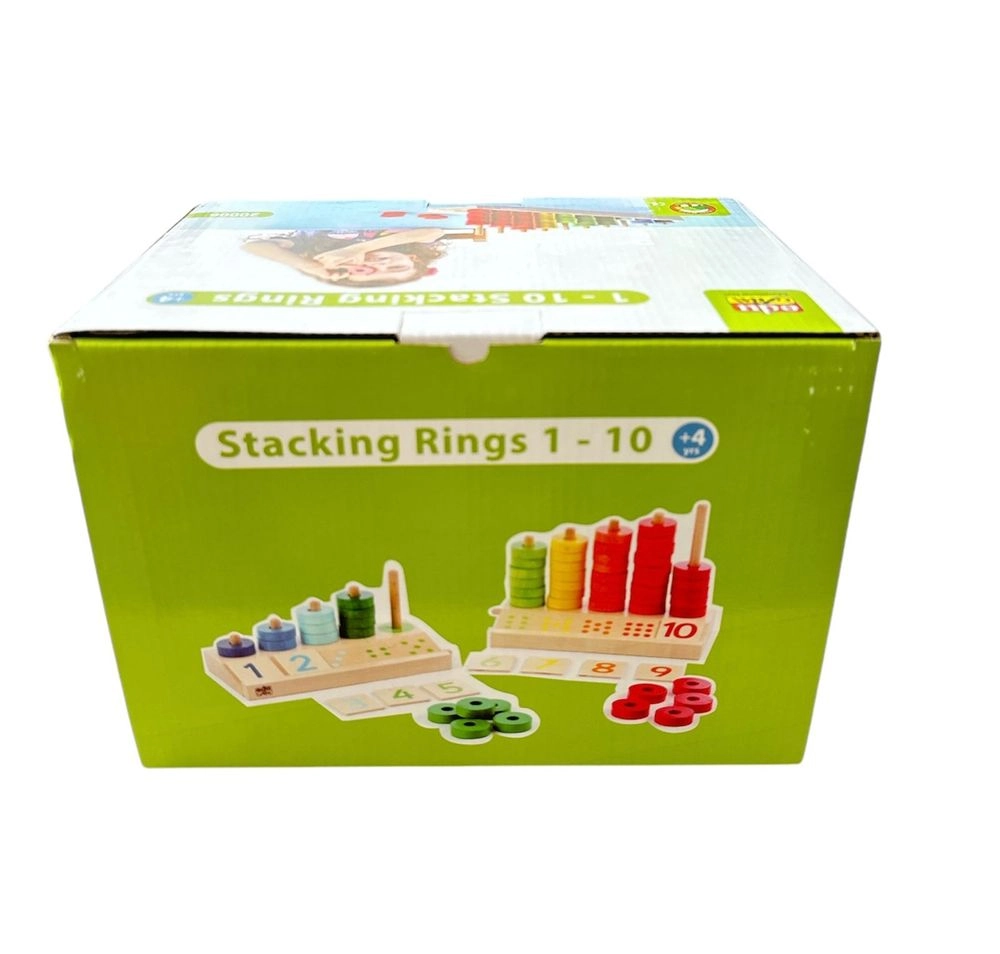 1 to 10 Stacking Rings - Suitable for 4 years & above 65 Pcs