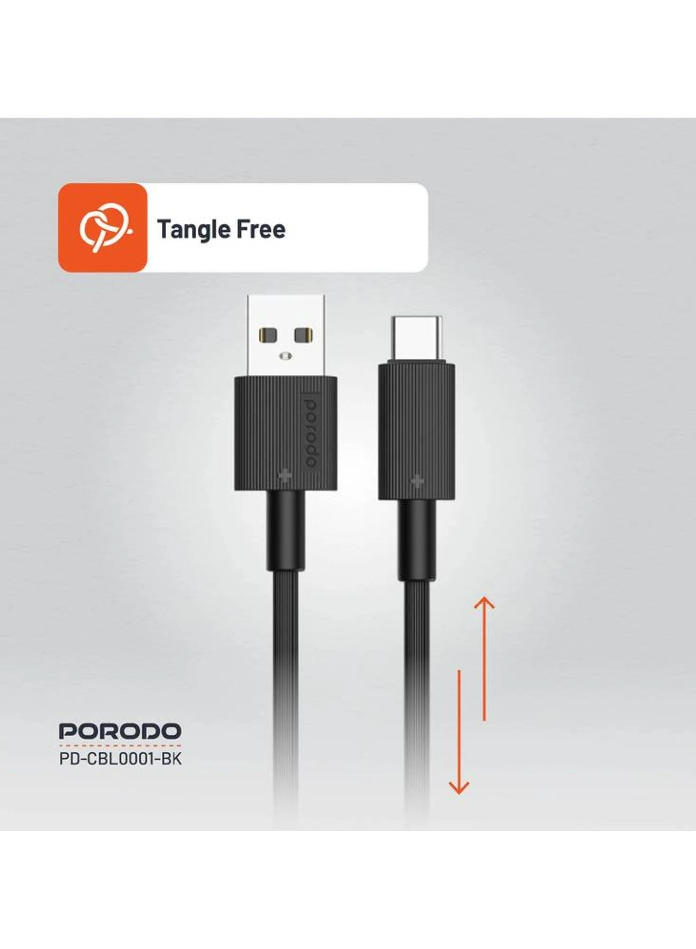 Charge Cable 480Mbps USB-A to USB-C 1.2m PVC