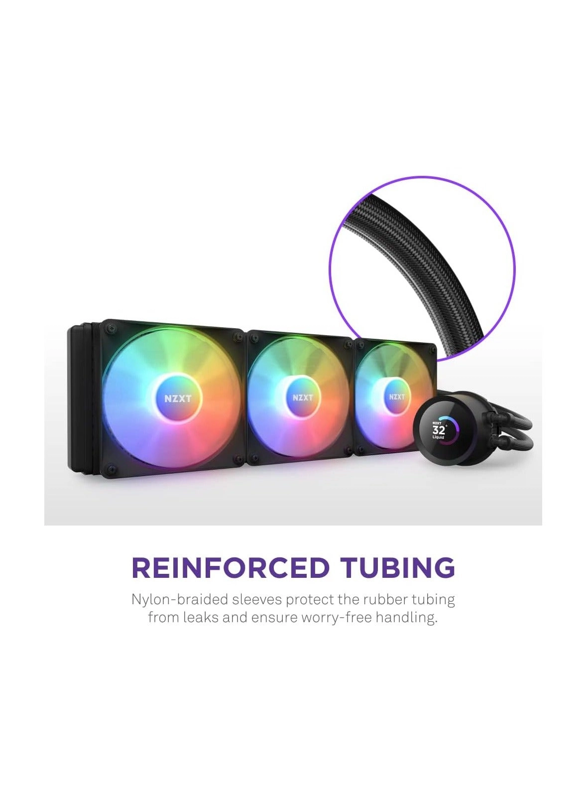 Kraken Elite 360 RGB - three fan(s)