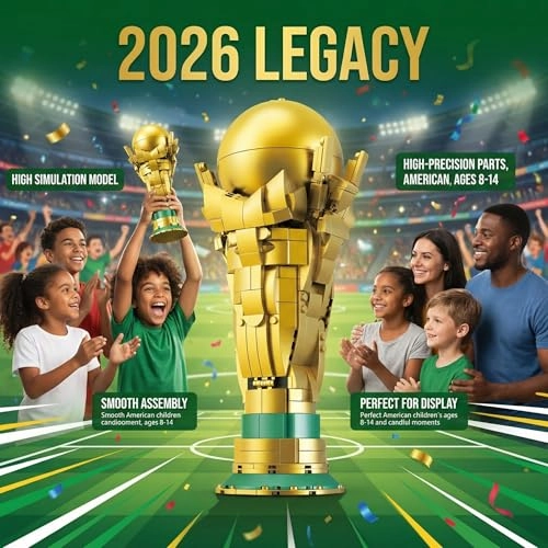 Soccer Trophy Building Blocks - 446 pcs