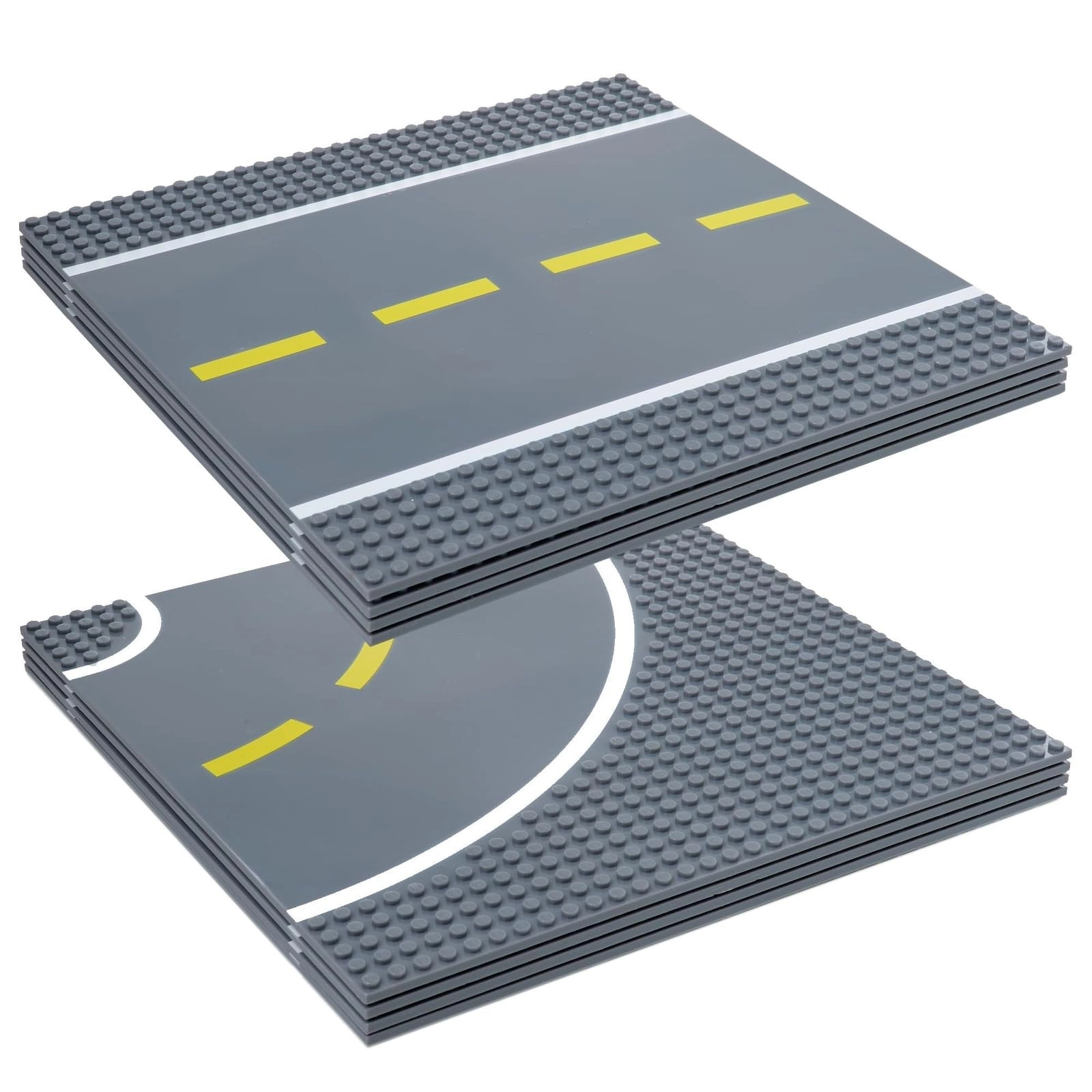 Strictly Briks Road Base Plate - 25X25cm Set of 8