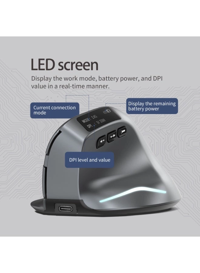 F-26C Ergonomic Vertical Mouse - Wireless