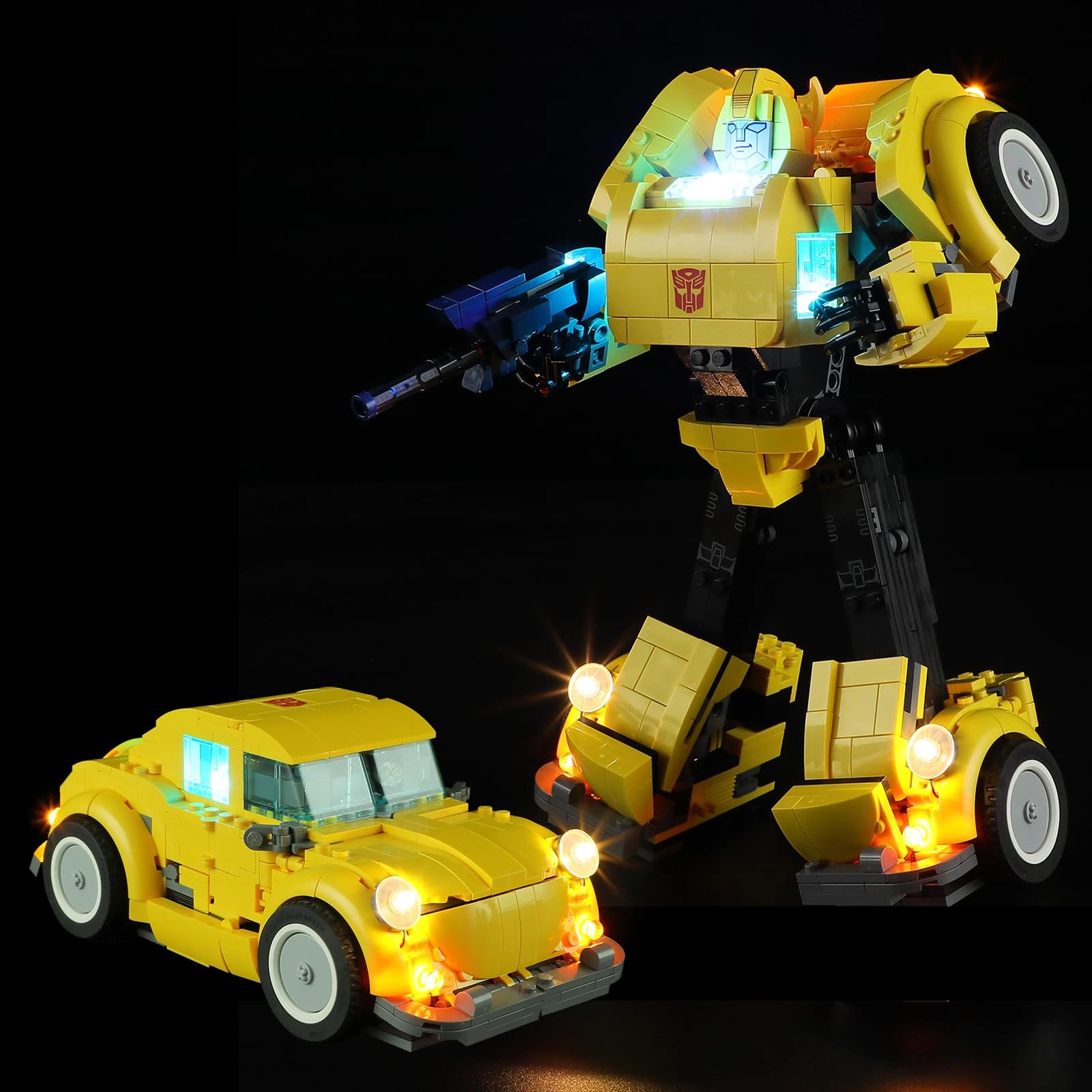 Mililier LED Light Kit for Lego 10338 Transformer Robot Set