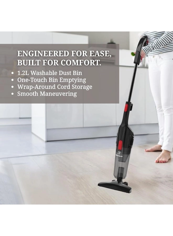 3-in-1 Handheld Stick Vacuum Cleaner - 600W 17 kPa 1.2L