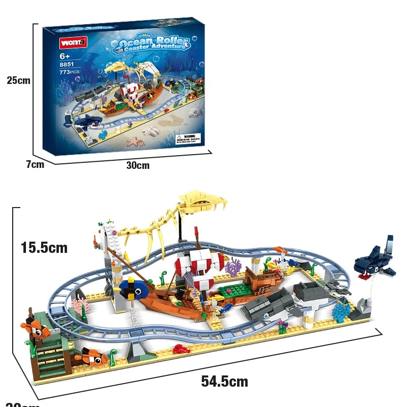 8851 Sea World Ocean Rollercoaster Adventure