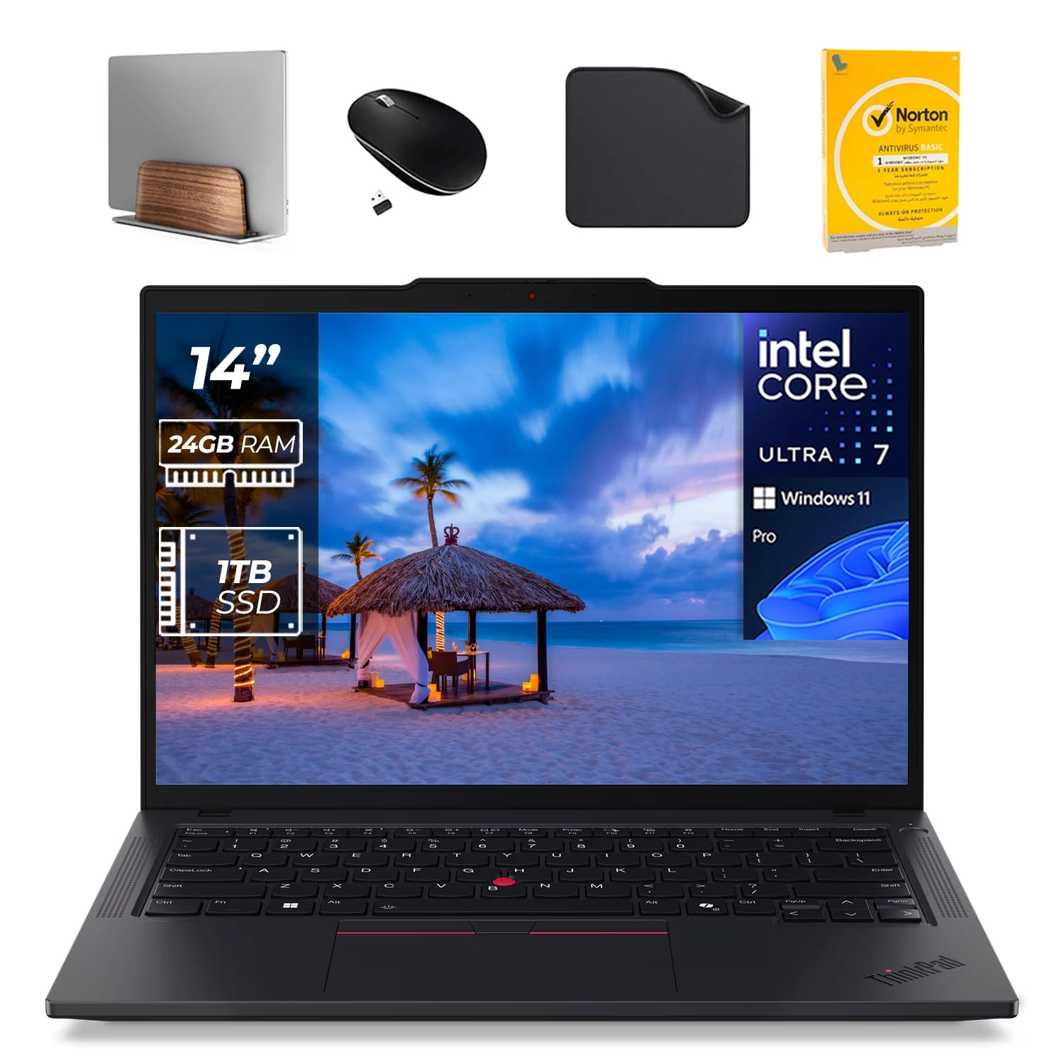 Lenovo ThinkPad T14 Gen 5 21ML001BGP - 14'' Core Ultra 7-155U 24GB DDR5 1TB SSD