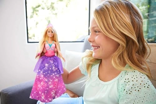 Barbie Dreamtopia - 2-In-1 11.5-In Blonde Princess To Mermaid Ages 3+