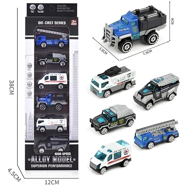 Vintage Car Set - 6 pcs