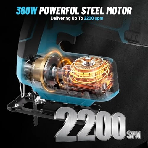 Cordless Jigsaw - 360W 1300mAh