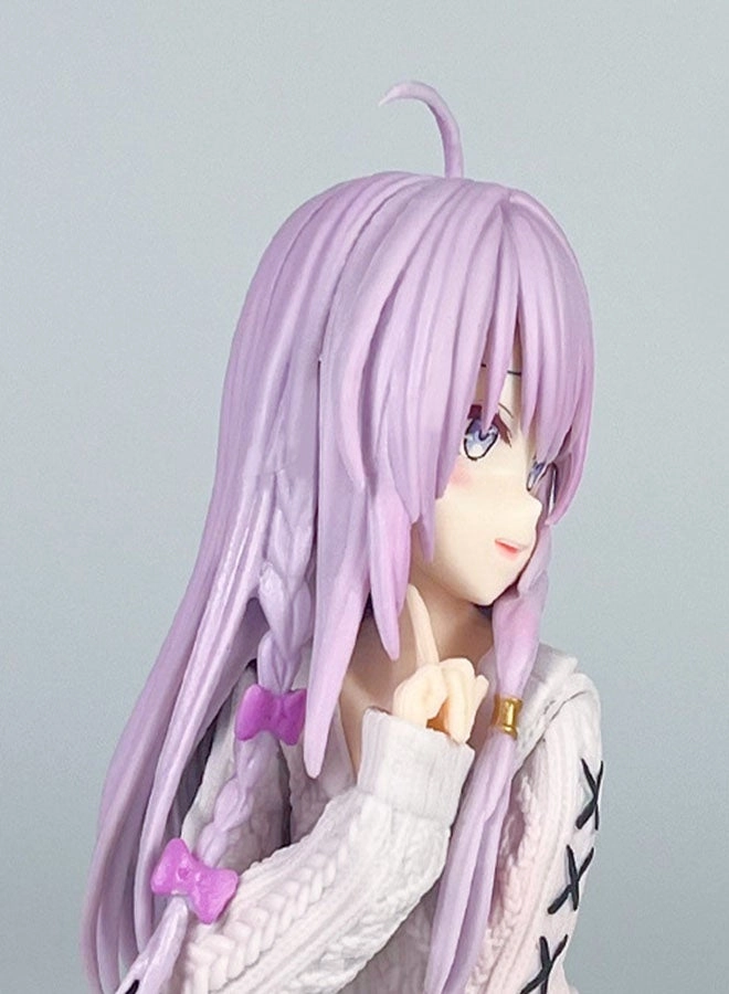 Sitting Elaina in Sweater Figurine - PVC