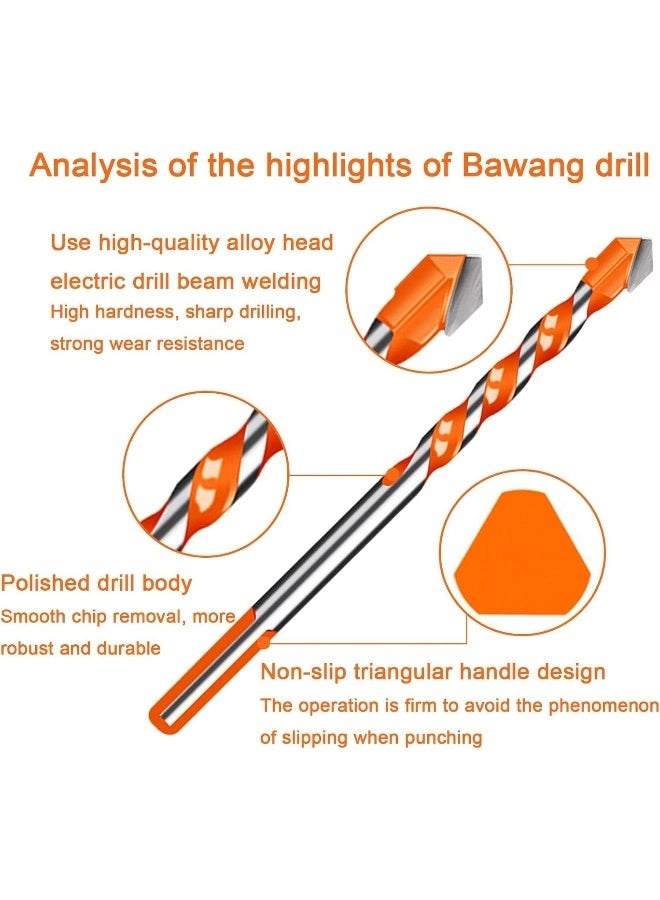 Carbide Drill Bit Set - 10pcs 6mm