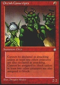 Wizards of the Coast Orcish Conscripts - Ice Age