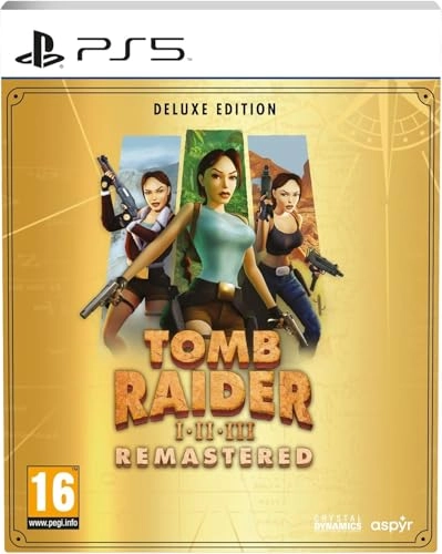 Tomb Raider I-III Remastered Deluxe Edition - PlayStation 5