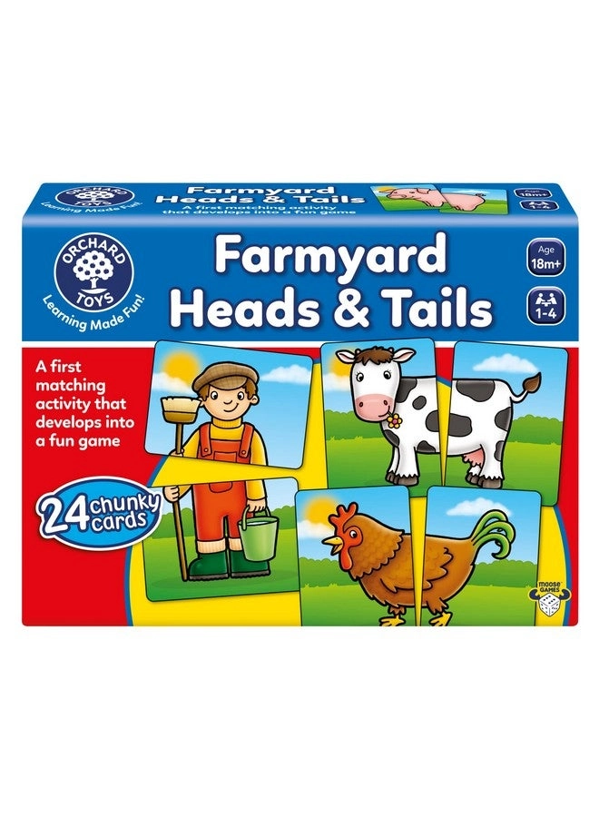Farmyard Heads & Tails - 18 Months+ 24 pieces