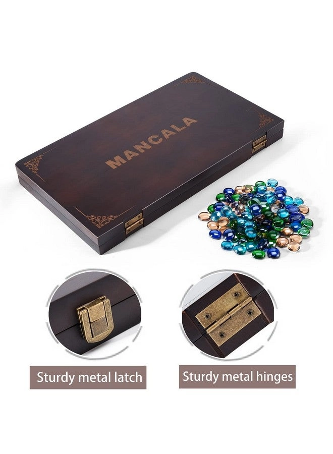 Mancala - 4 Player Folding Solid Wood