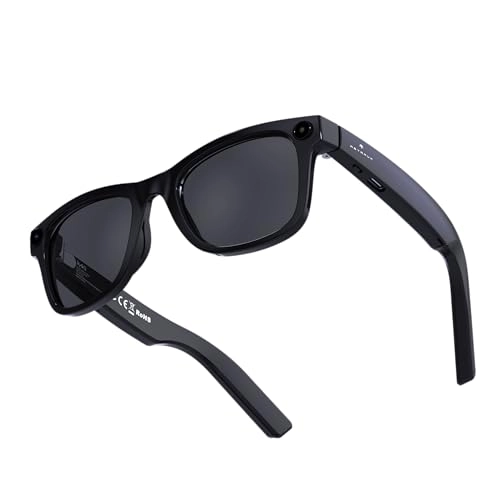 Smart Glasses Pro - Black 410mAh Bluetooth