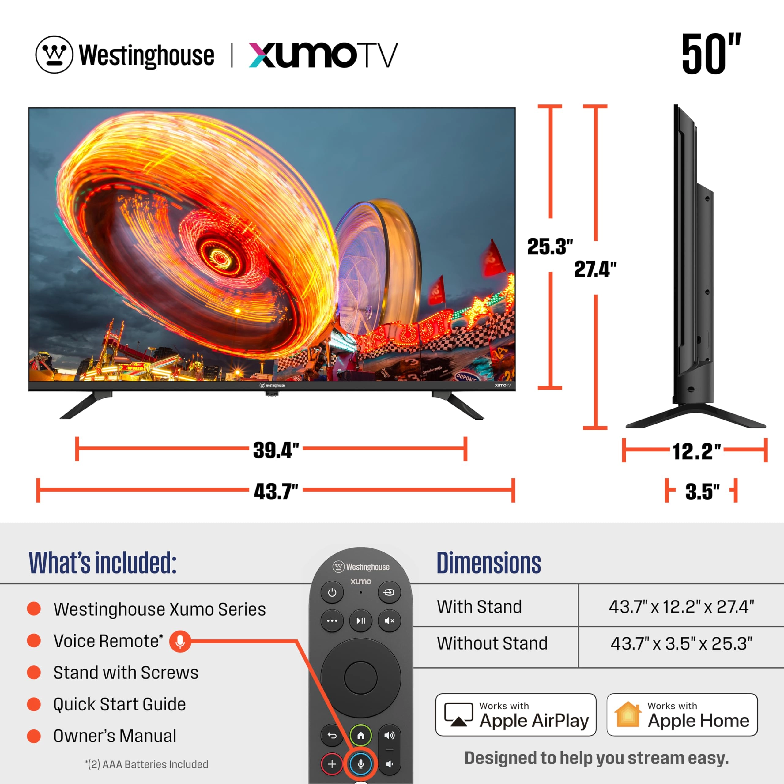 WX50UA4800 - 50 Inch