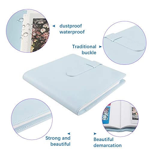 2x3" 256 Pockets PU Leather Photo Album