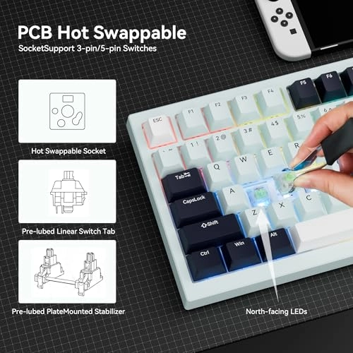Wireless Mechanical Keyboard - Wired/Wireless