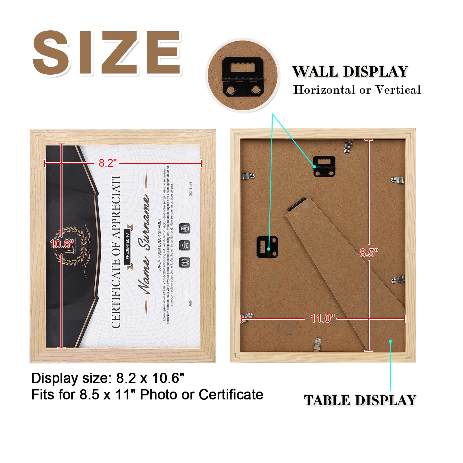 Picture Frame - 8.5x11