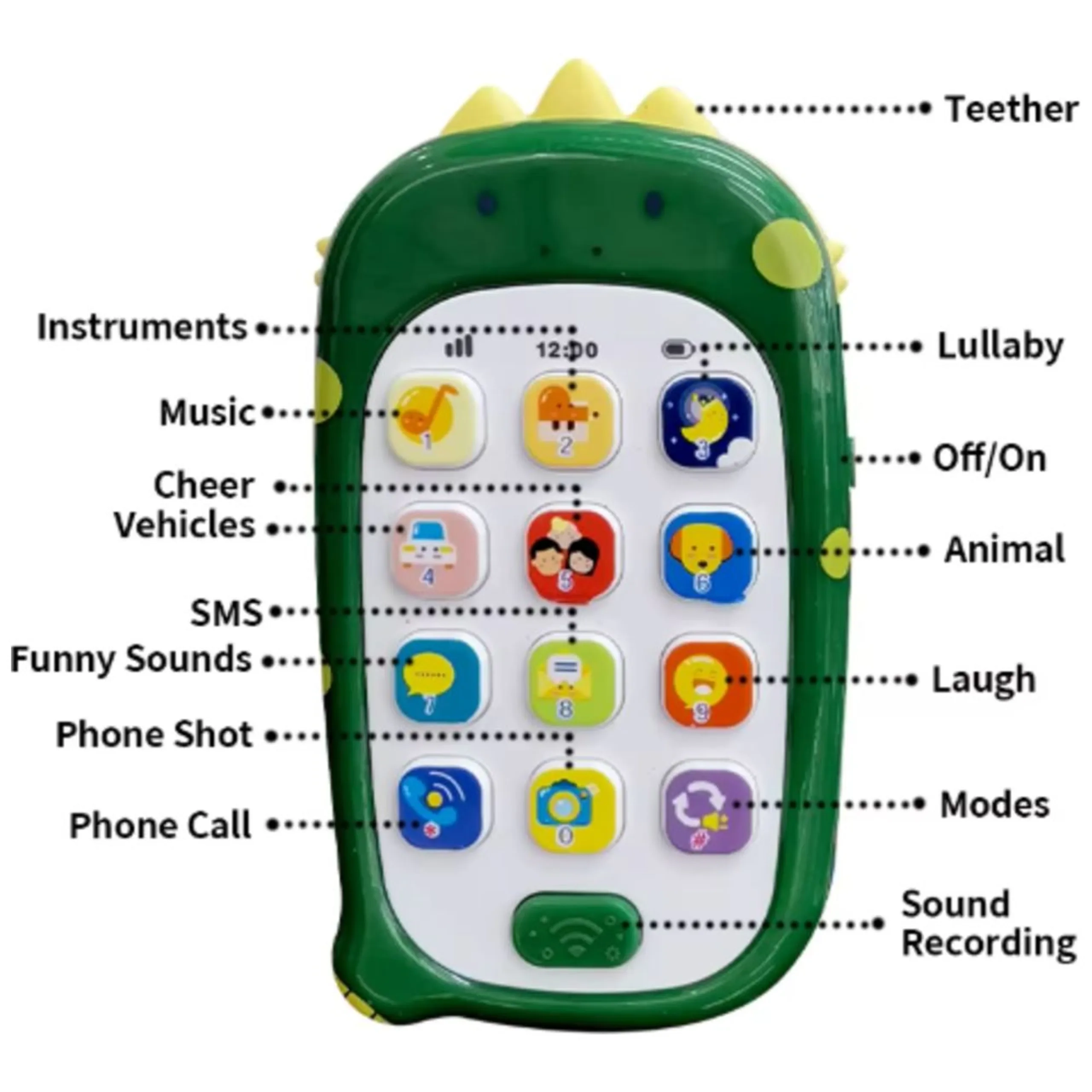 Huanger Dinosaur Musical Toy - 18 months+