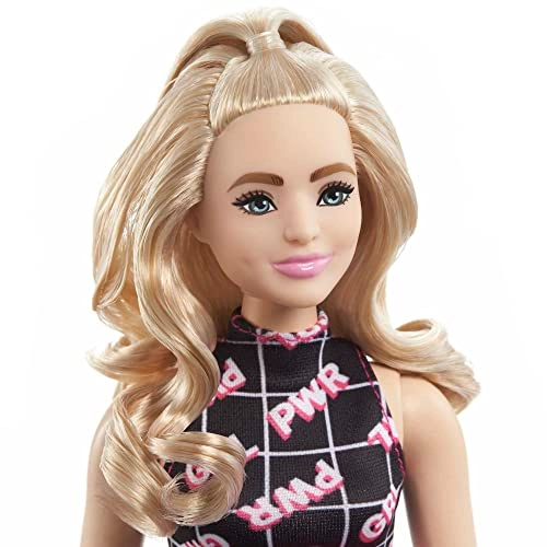 Barbie Fashionistas - Curvy Blonde Girl Power Outfit Ages 3+