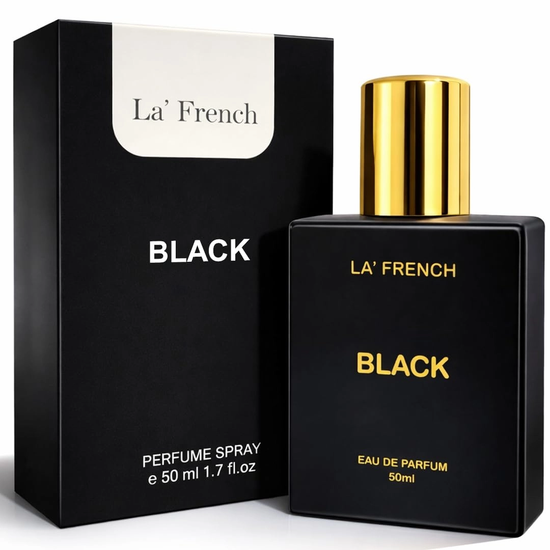 Saanvi Cosmetics Pvt. Ltd., Space is 912 office no 303 above fashion factory Mira Road-401107 Black Eau de Parfum 50ml