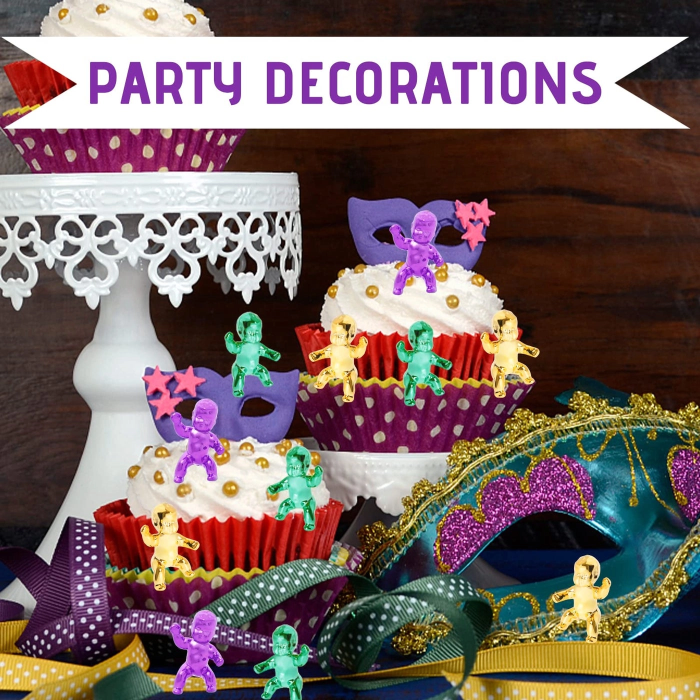 King Cake Babies - 36pcs baby shower