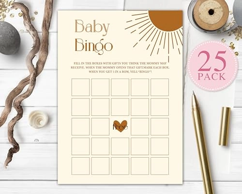 Baby Shower Games - 16 years and up 25 piece(s)