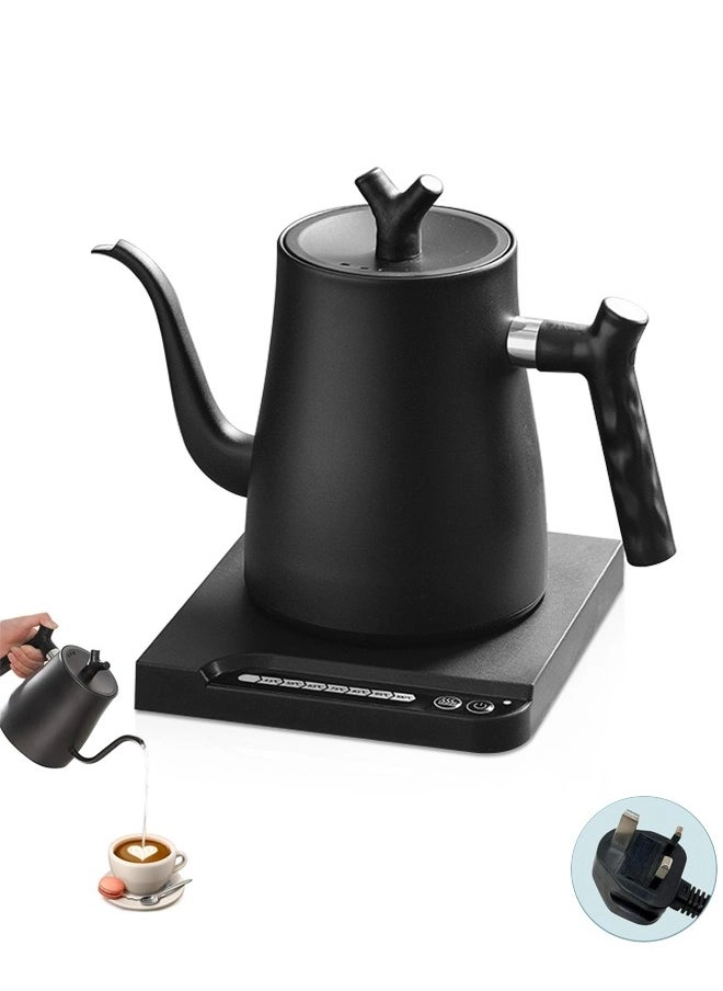 PAKCHOICE Gooseneck Electric Kettle Black