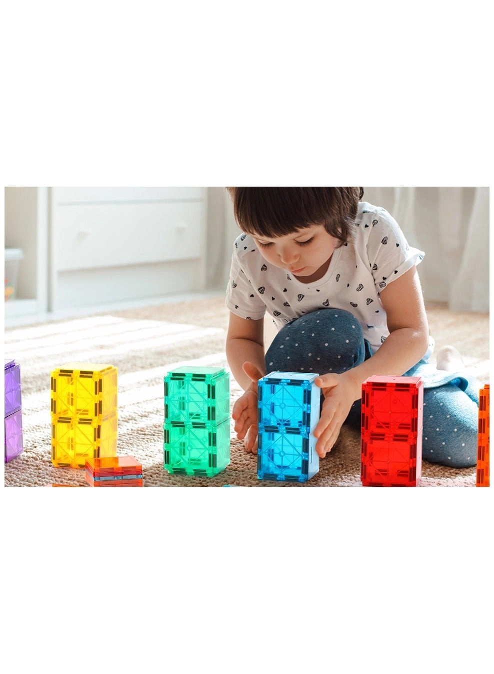 Magnetic Building Blocks - 100pcs