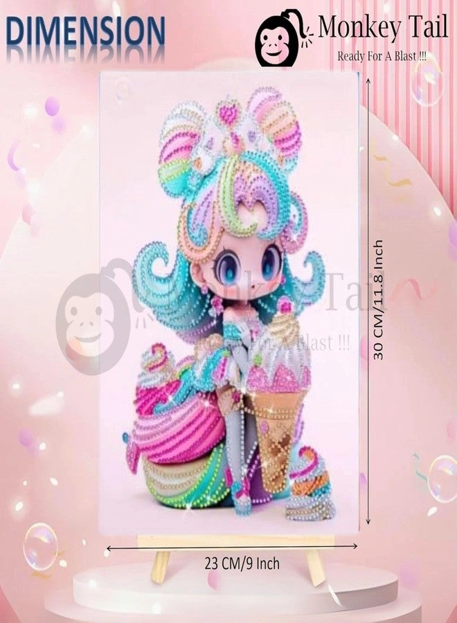 Icecream Princess Diamond Art - Assorted Design 6 piece(s)