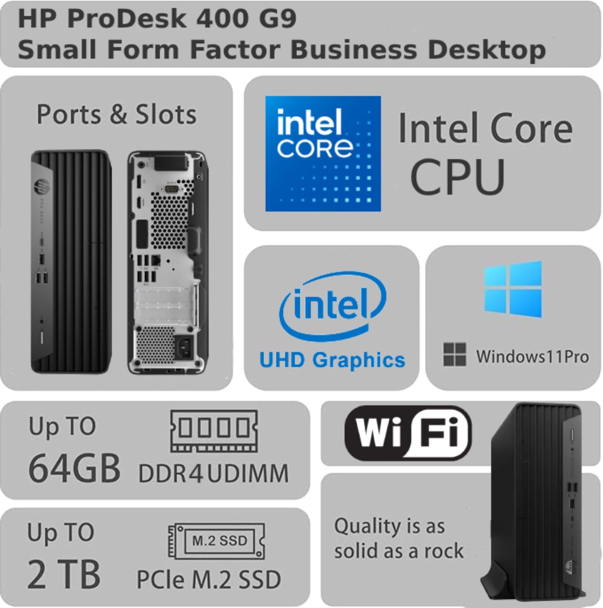 ProDesk 400 G9 - 32GB 2TB G6900