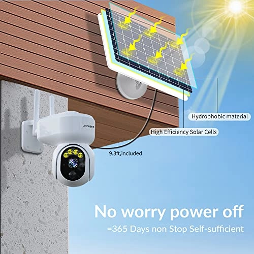Wireless Solar Outdoor Camera 1080p