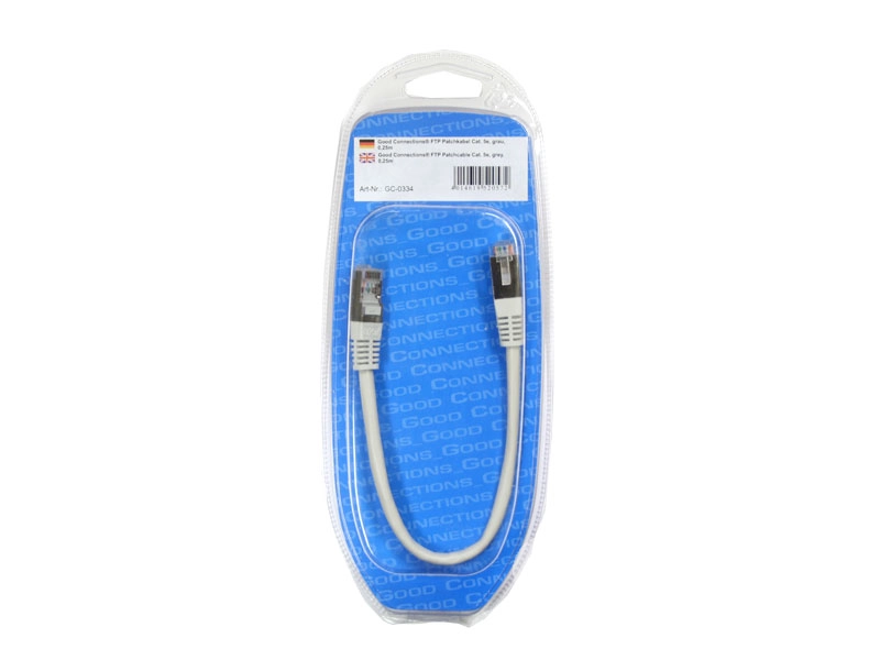 Cat.5e Ethernet LAN Patch Cable - 0.25 m