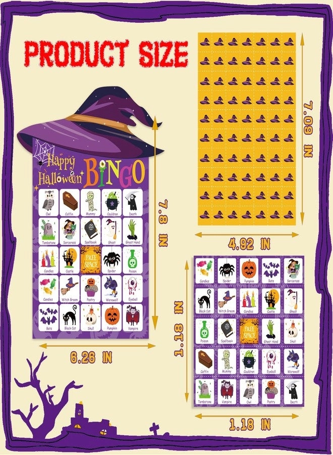 Wizard Hat Bingo Card Set