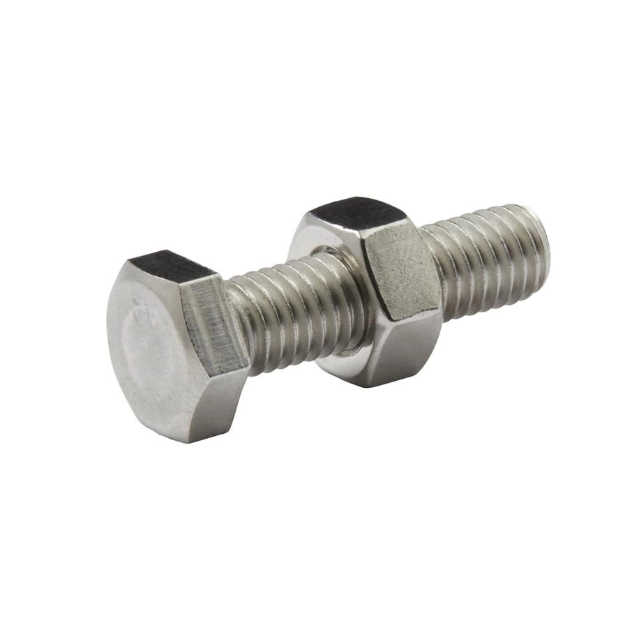 Hex Nut - M8 + Bolt - 30 mm