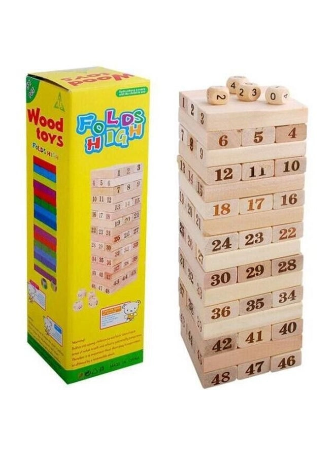 Generic Folds High Wood Toy Set