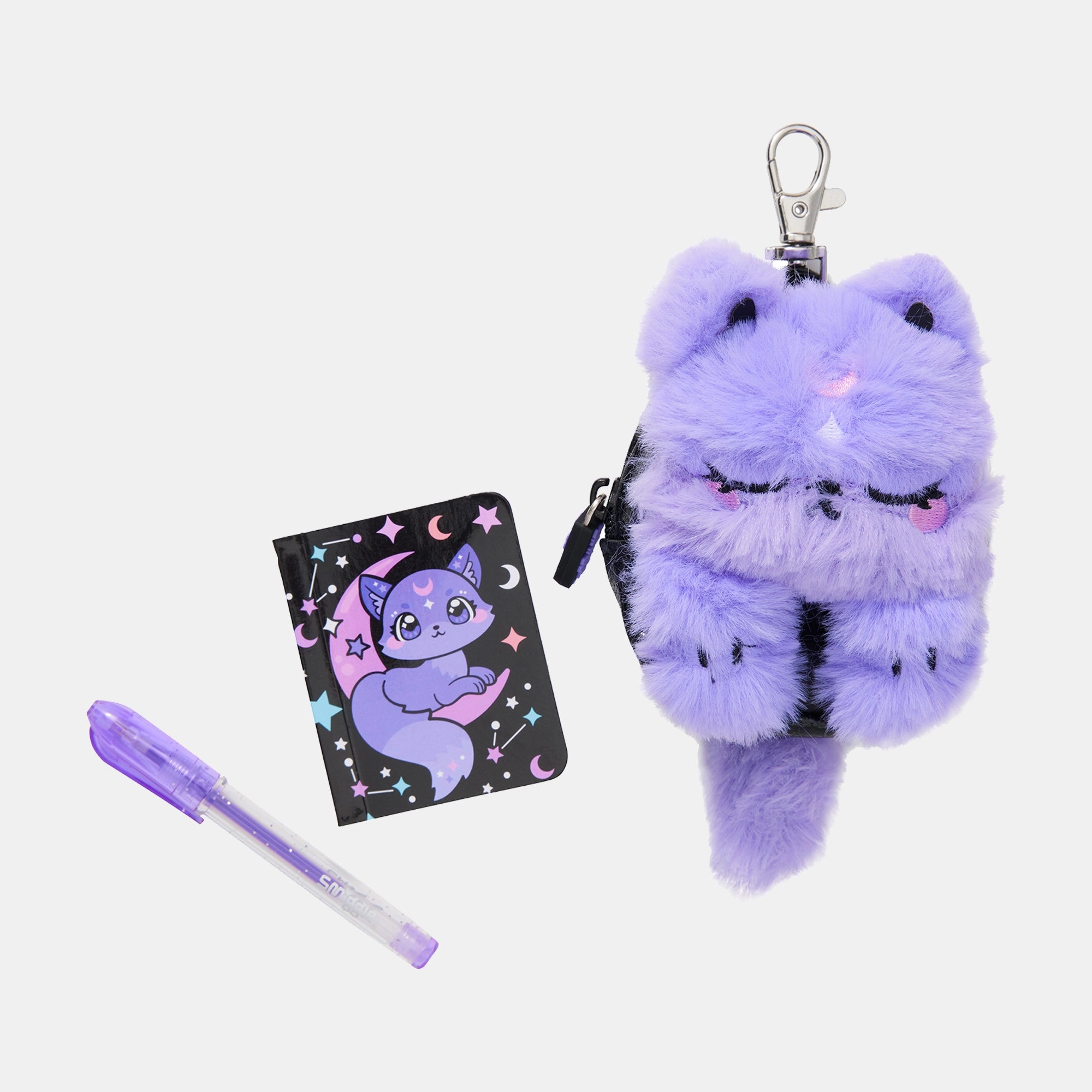 Mini Pen Pal Notepad Keyring - Bright Eyes