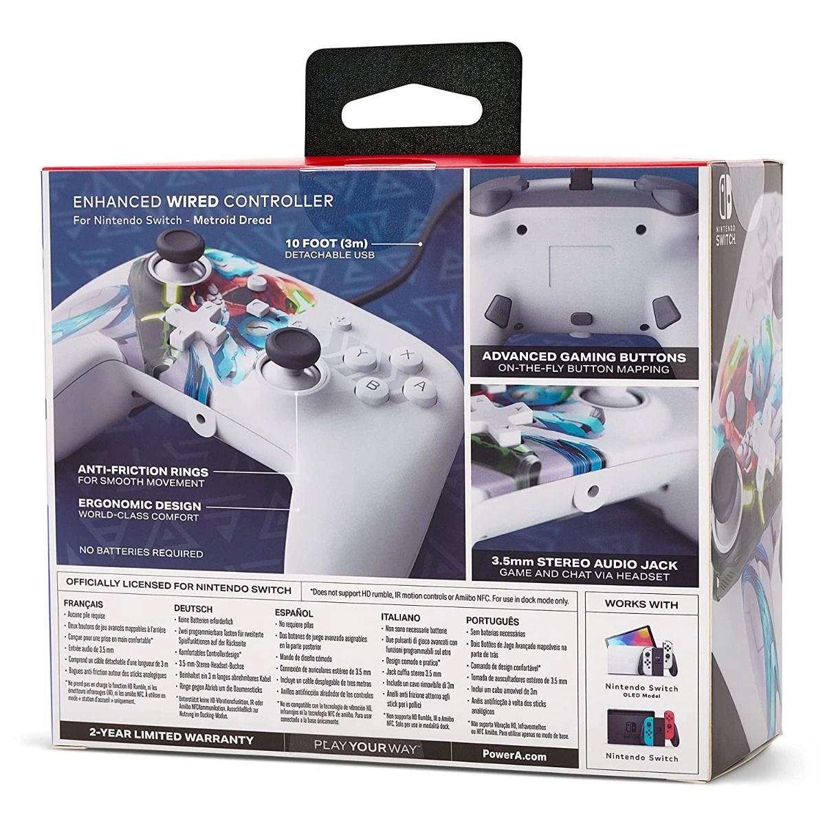 Enhanced Wired Controller - Ancient Archer Nintendo Switch