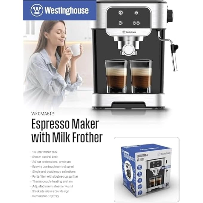 Wkcma612 - & Milk Touch Control Adjustable Steam Wand