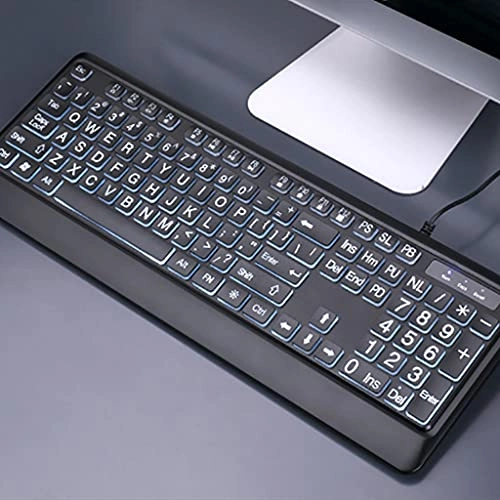 Large Font Print Keyboard - Wired