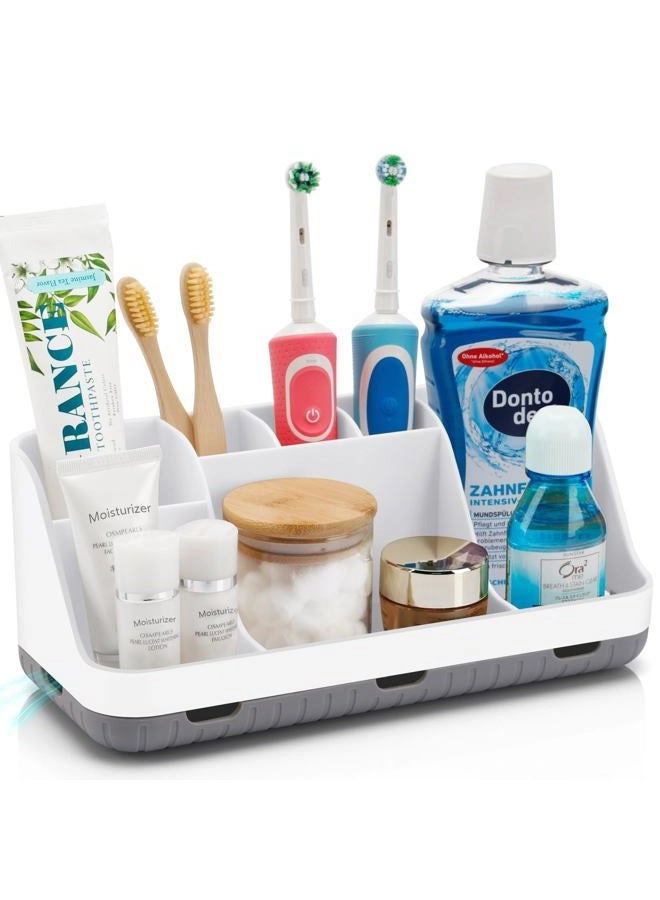 Bathroom Countertop Organizer - 7 Slots