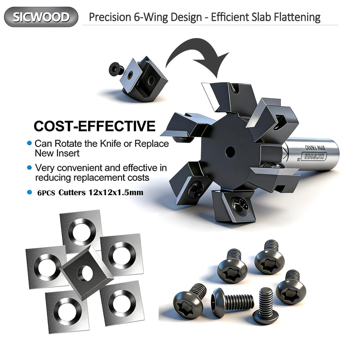 Slab Flattening Router Bit