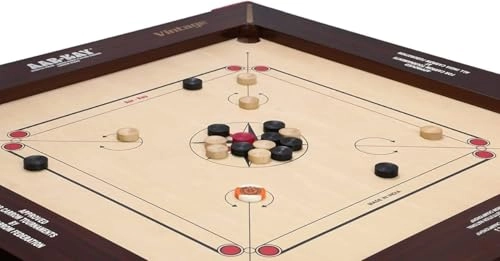 Golden Carrom Board