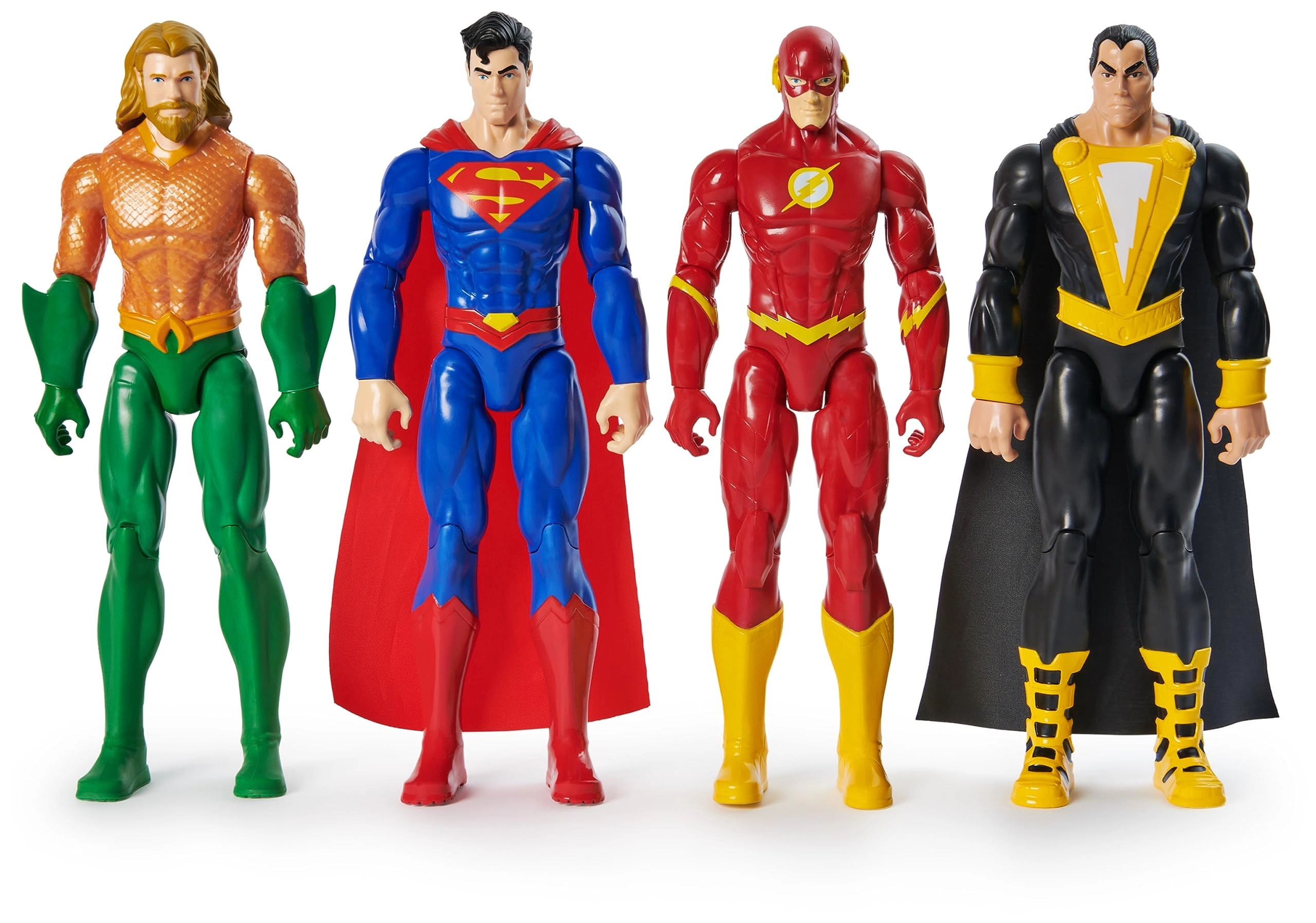 Spin Master Aquaman + Superman + The Flash + Black Adam - Superhero
